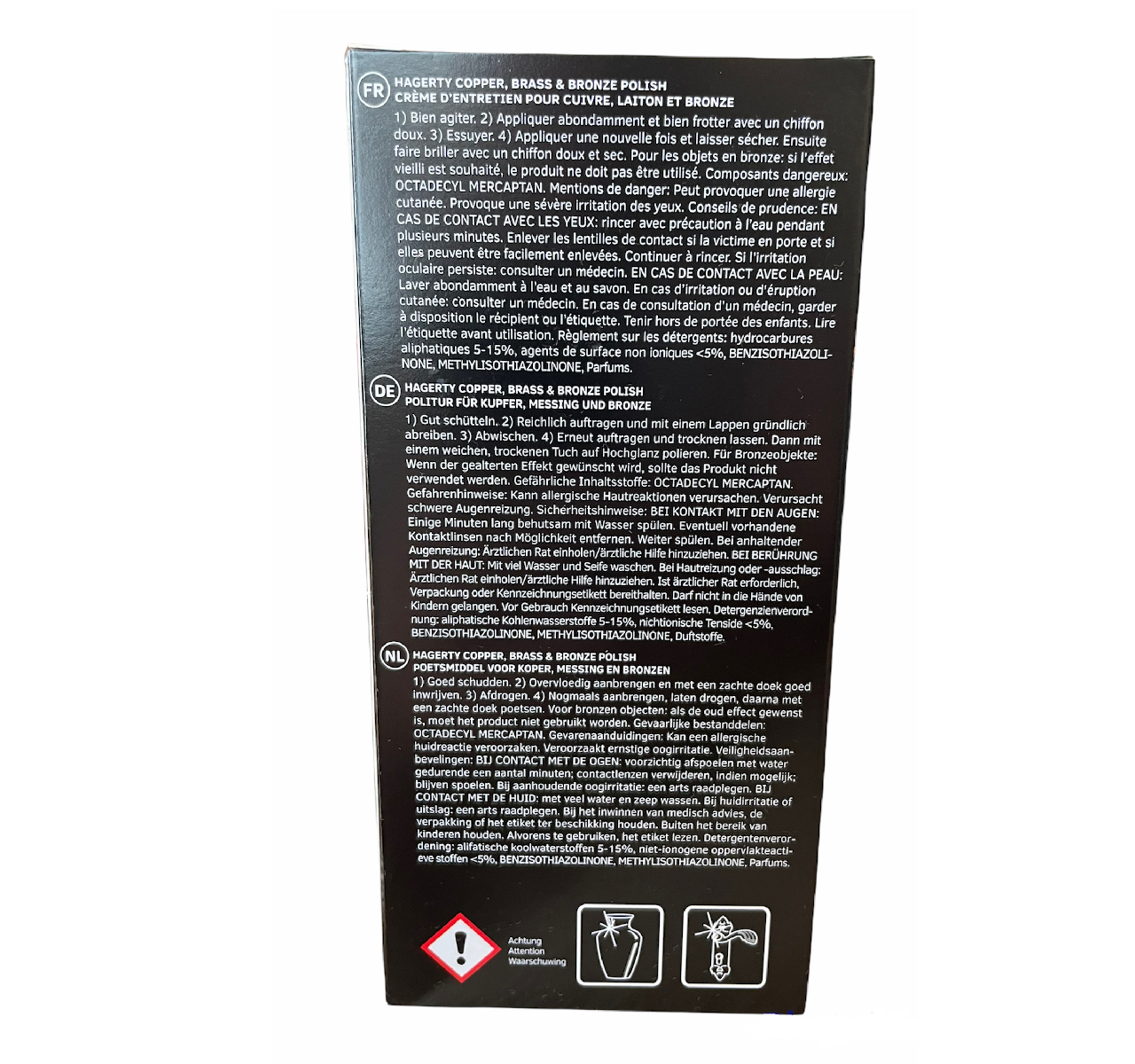 Hagerty Copper, Brass and Bronze polish 250ml - Image 2