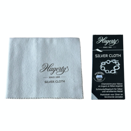Hagerty Silver cleaning and highshine cloths 36 x 30 cm