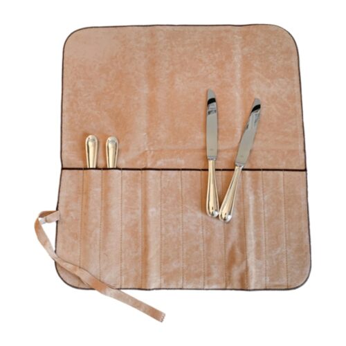 Hagerty Silver Guard Cutlery Rolls A119003, cutlery roll for 12 table knives