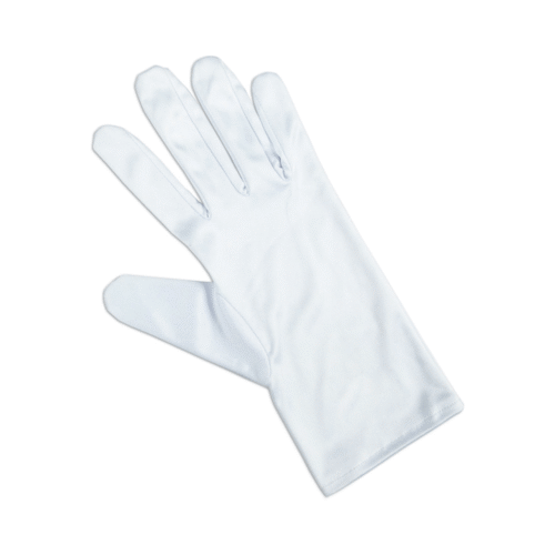 Heli presentation gloves, microfiber, white, size S, 1 pair