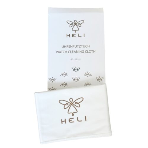 Heli Ultra-Fine Microfiber Watch Cleaning Cloth, 40 x 40 cm, Washable