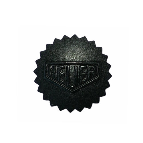 Heuer Autavia Bamford watch black crown