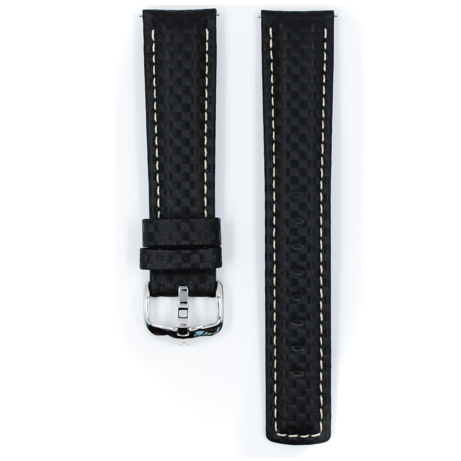 Hirsch watch Carbon black strap L 20mm 02592050-2-20 - Image 3