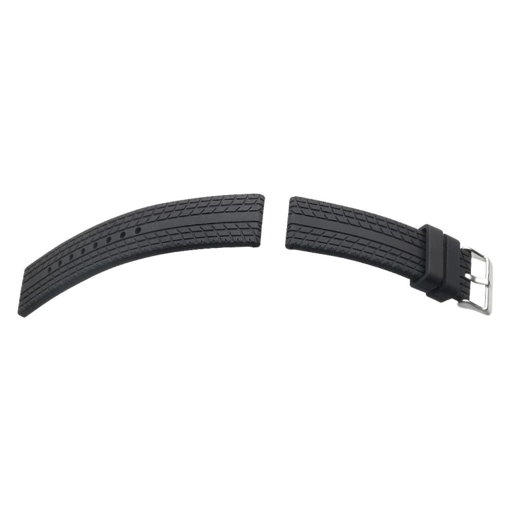 Hirsch WHEELER black rubber strap for diver watches, 22 mm, 40718850-2-22 - Image 2