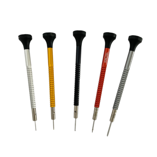 Horotec MSA 01.020-A set of 5 screwdrivers with ball bearings 0.60 to 1.40 mm
