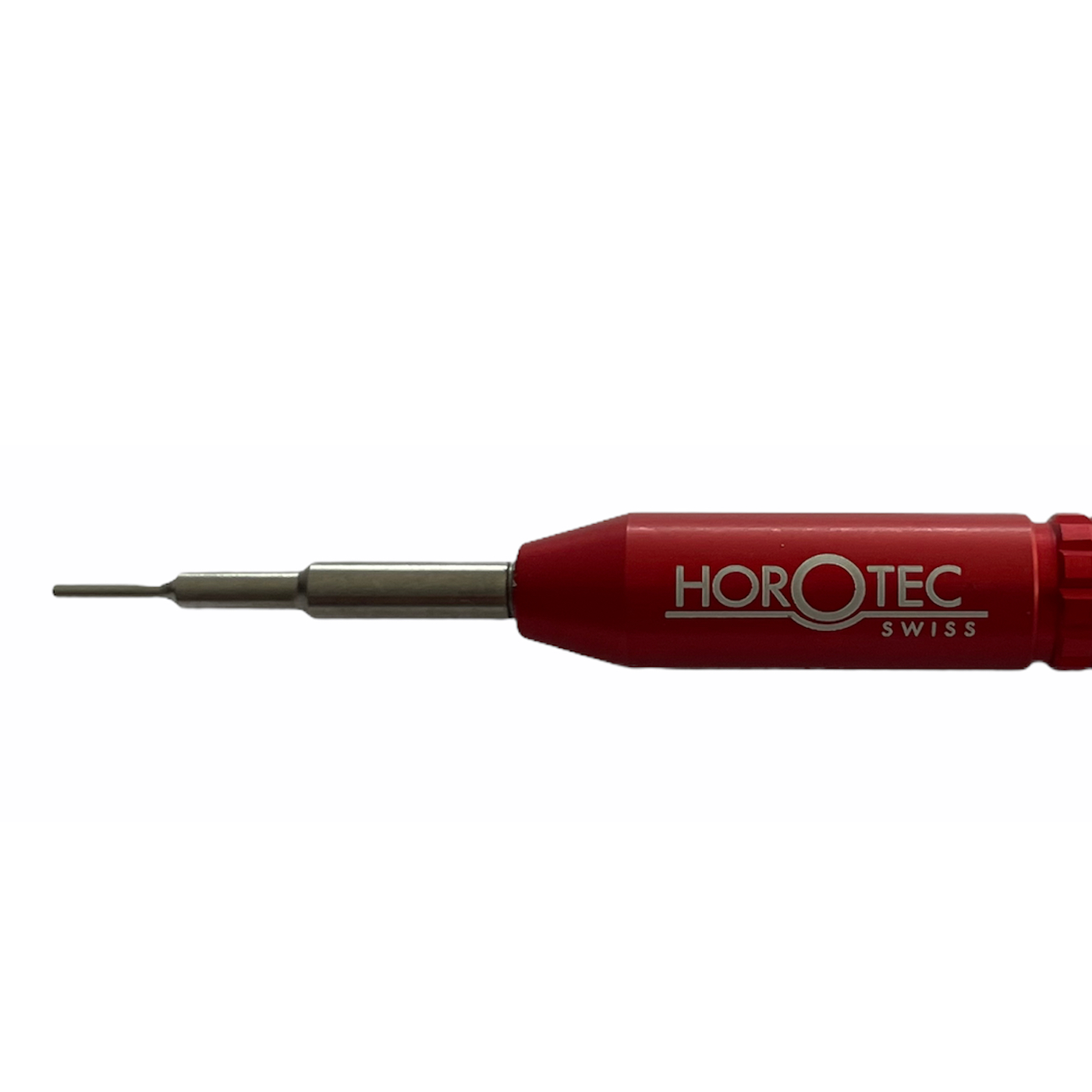 Horotec MSA 10.309 spring bar tool for bracelet replacement with aluminium anodised red handle - Image 3