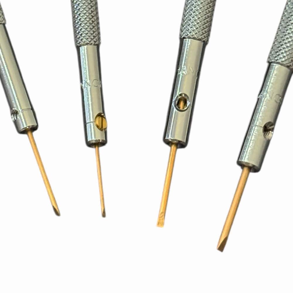 Horotec MSA01.004 set of 4 antimagnetic screwdrivers for watchmakers - Image 2
