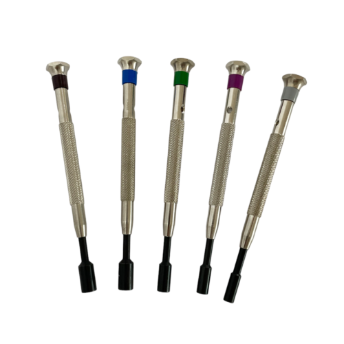 Horotec MSA 01.107-05 set of 5 special screwdrivers with fixed female key