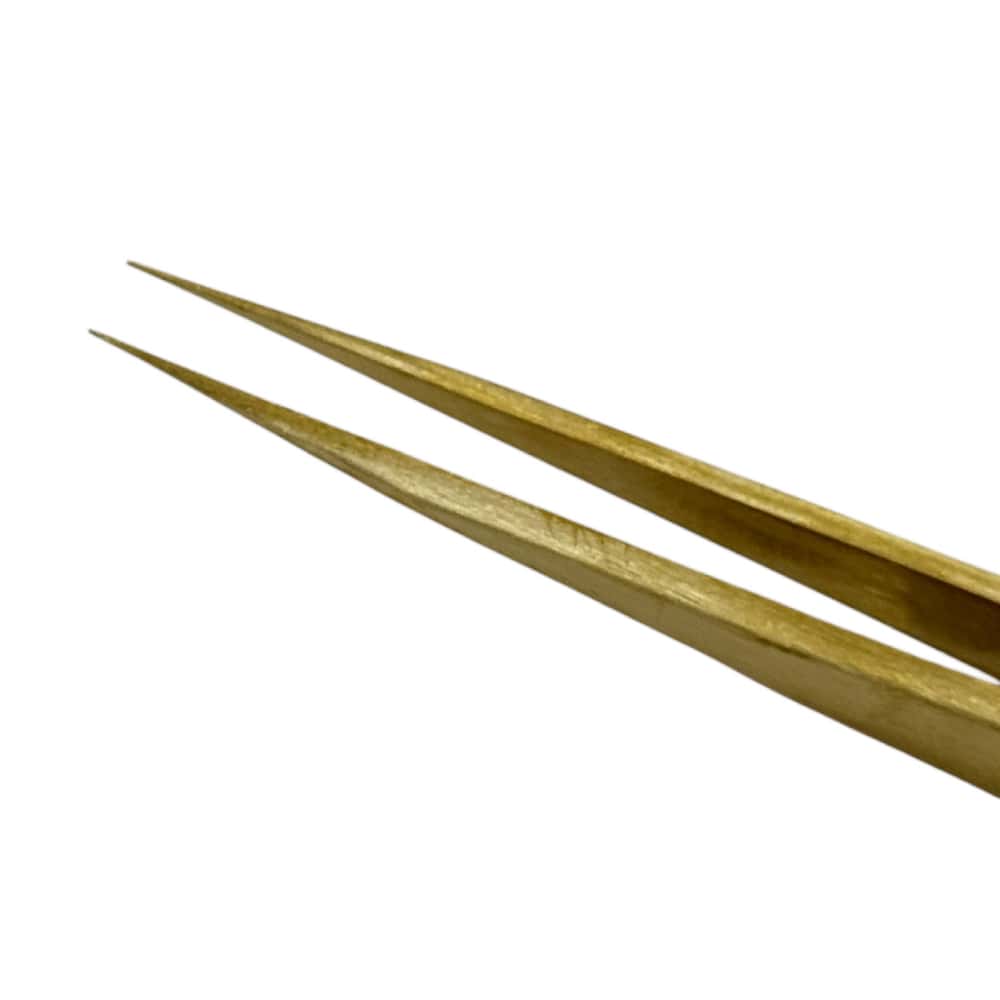 Horotec MSA12.303-AA strong and elegant tweezer for ordinary use brass, 125mm - Image 2
