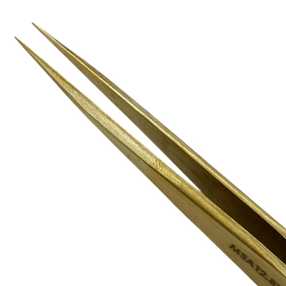 Horotec MSA12.813-AA strong and elegant tweezer for ordinary use brass, 125mm - Image 2