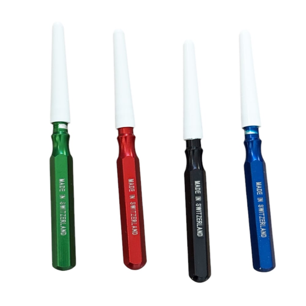 Horotec MSA17.000-04 set of 4 coloured oilers with aluminium handles, 6 mm - Image 2