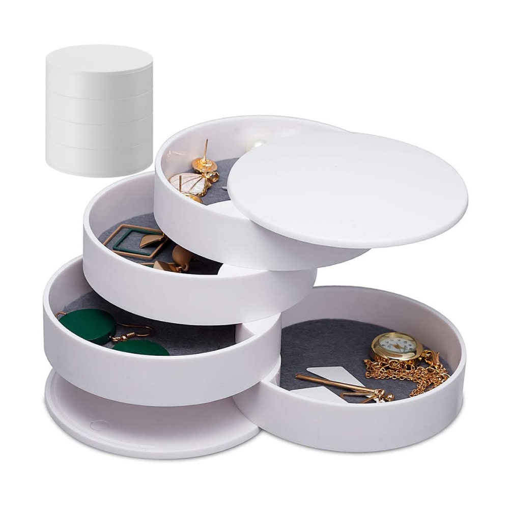 Jewellery Box Organiser - Round Pull-Out Box