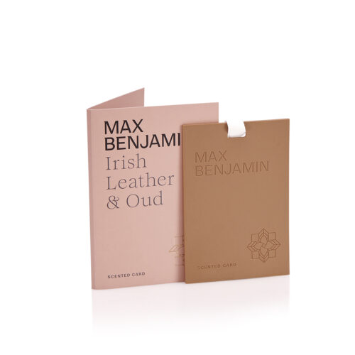 Max Benjamin Irish Leather scented card