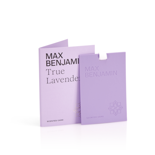 Max Benjamin True Lavender scented card