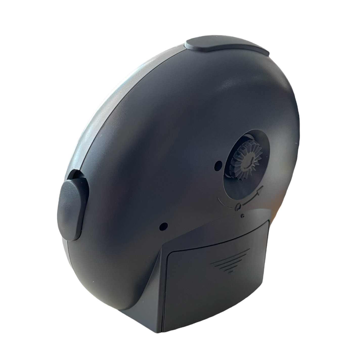 Maxitime radio controlled alarm clock with snooze, crescendo alarm, light, 2 hands, round silver housing - Image 3