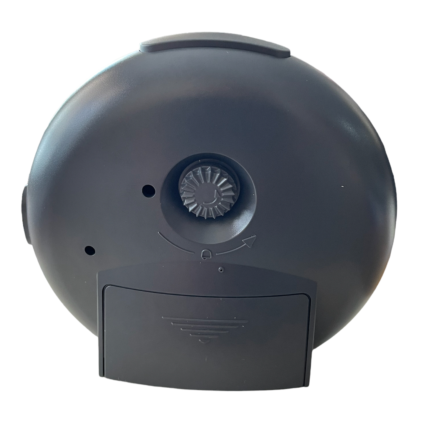 Maxitime radio controlled alarm clock with snooze, crescendo alarm, light, 2 hands, round silver housing - Image 4