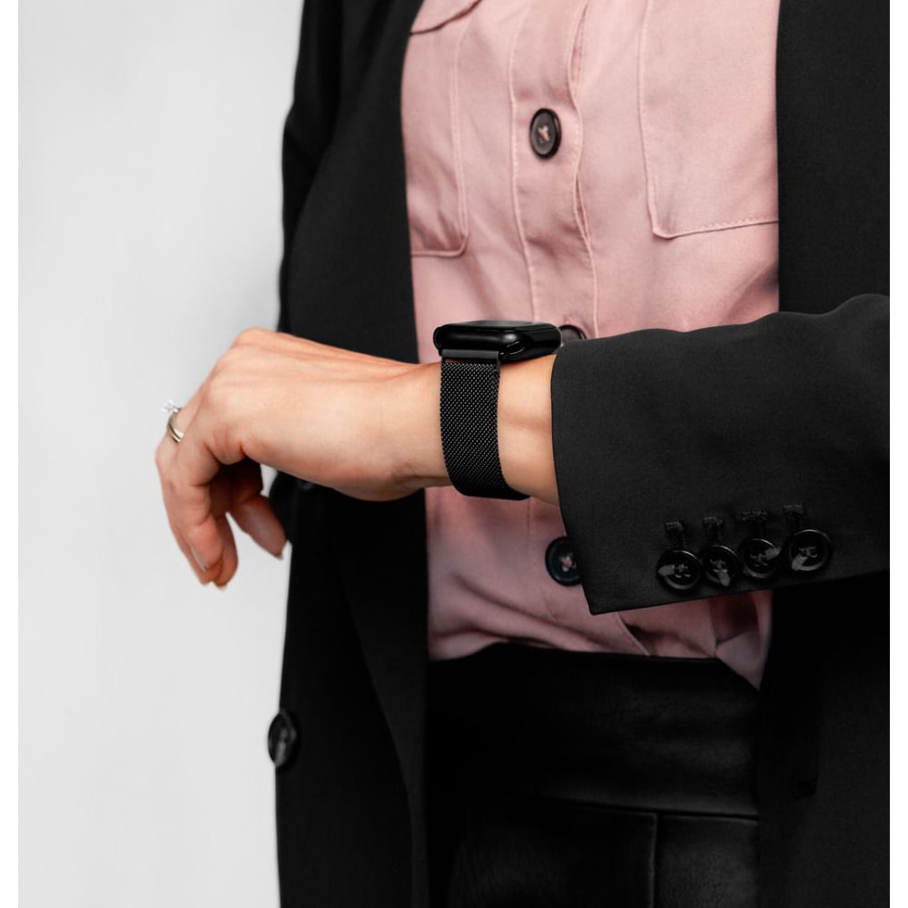 Milanaise black bracelet for smart and classic watches, 20mm, 30161450-5-20 - Image 2