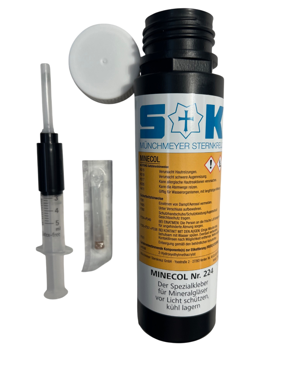 Minecol cement UV glue for mineral crystals glass 2ml - Image 5