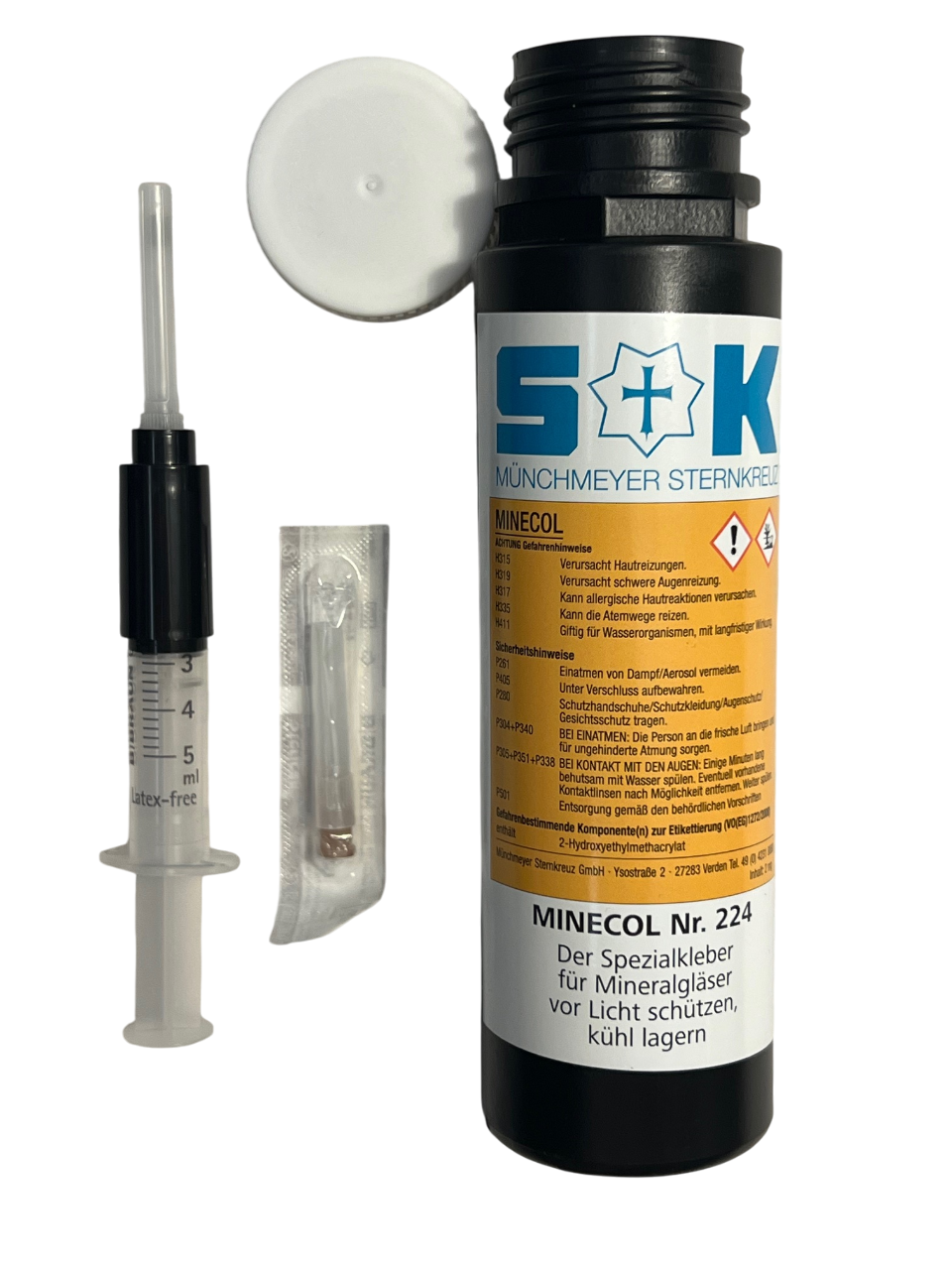 Minecol cement UV glue for mineral crystals glass 2ml - Image 4