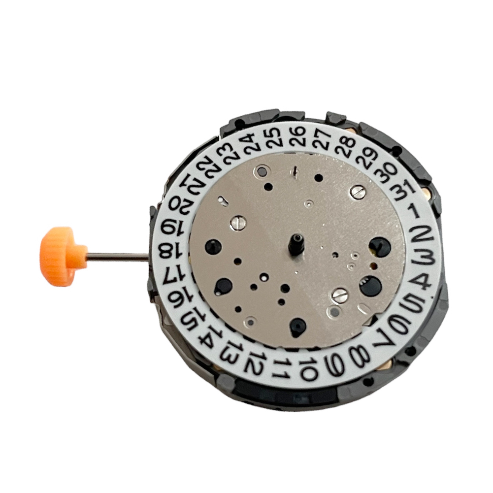 Miyota JS26 12 1/2''' SC-chronograph 3 sub-dials on 3-6-9 and date indication on 4 o'clock quartz movement - Image 2