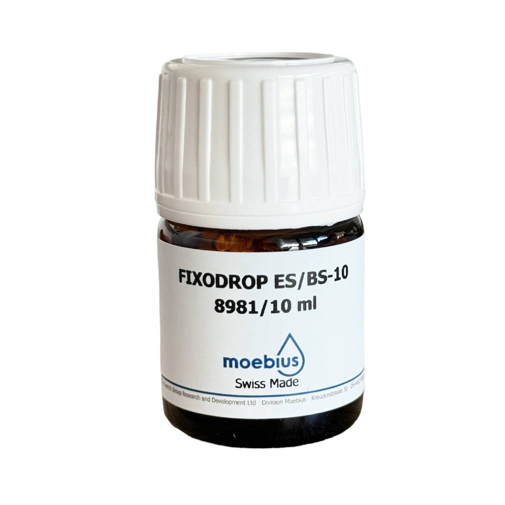 Moebius 8981 Epilame Fixodrop ES bottle with basket 10ml