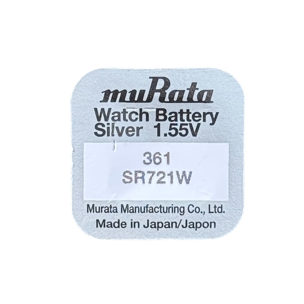 Murata 361 SR721W watch coin battery 1.55V