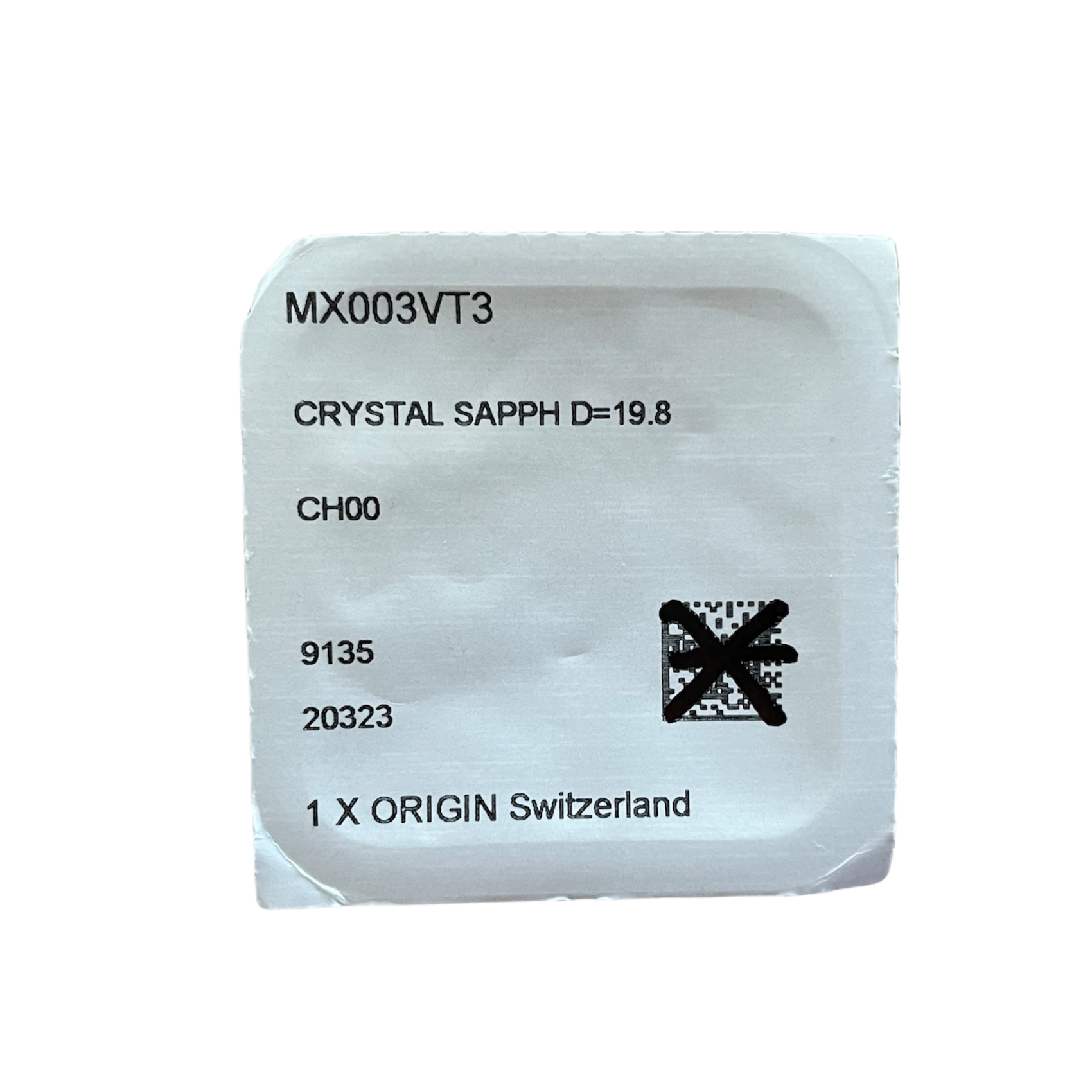 New crystal glass for Cartier Pasha 2973 watch 19.8mm - Image 2