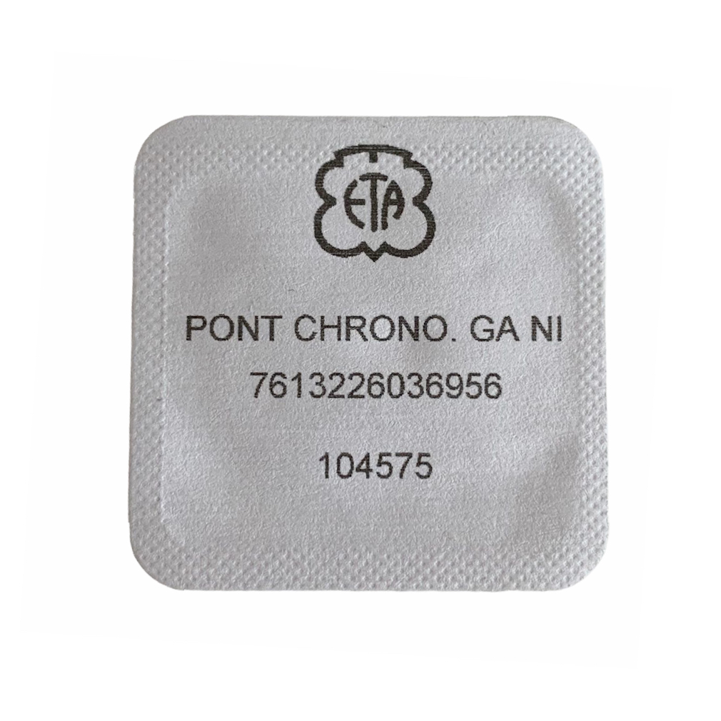 New ETA 7750, 7751, 7753, 7754, 7760 chronograph bridge, jewelled part 104575 - Image 2