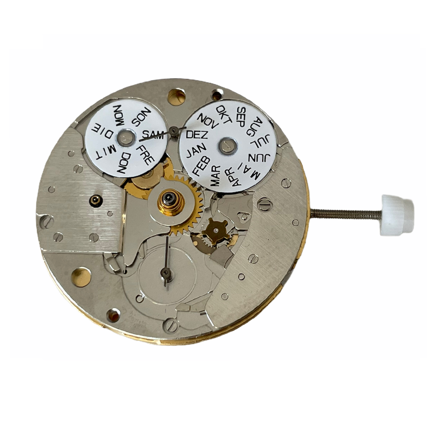 ETA 7751 moon phase chronograph movement complete German language