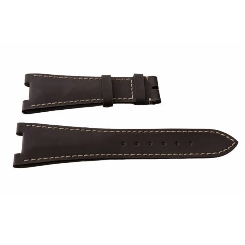 New leather brown strap for Patek Philippe watches 25 x 12 mm