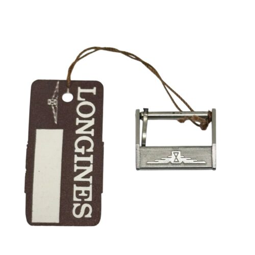 New Longines stainless steel strap clasp, 16mm