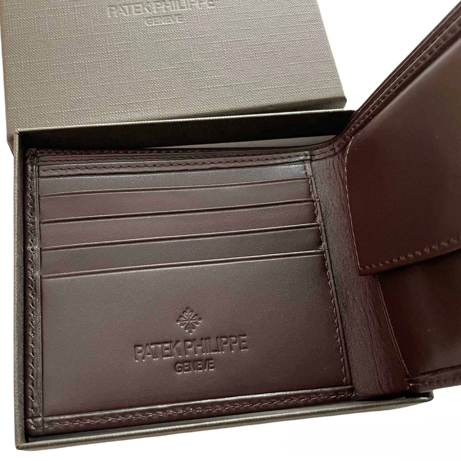 New Patek Philippe brown leather wallet - Image 2