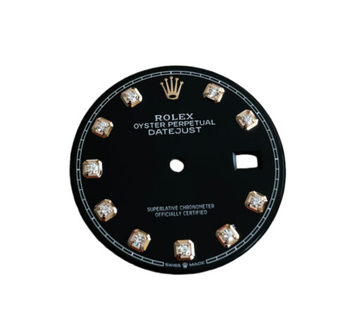 New Rolex Datejust 36 mm 126231 black dial with diamonds