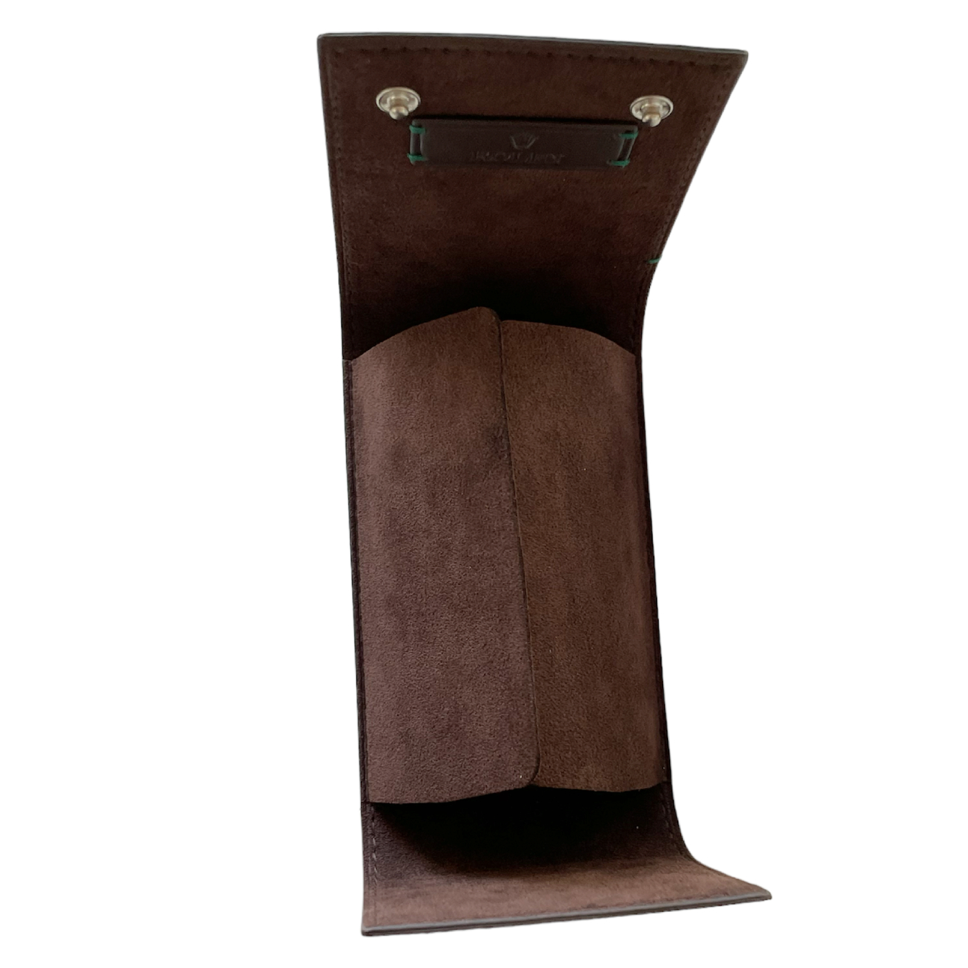 New Rolex leather pouch travel box in brown for 1 watch - Image 4