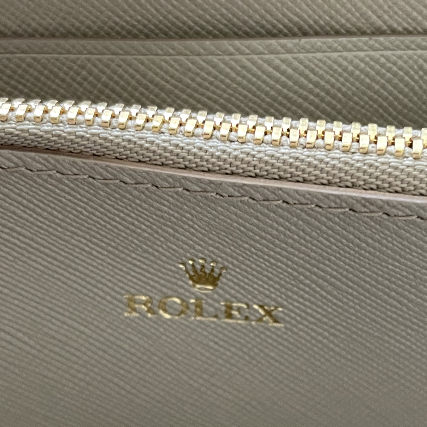 New Rolex leather women grey long wallet 2022 - Image 6