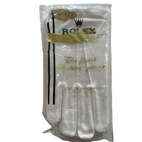 New Rolex white presentation gloves M/L