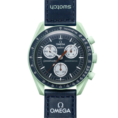 New SWATCH Omega Mission on Earth chronograph men's watch 2023