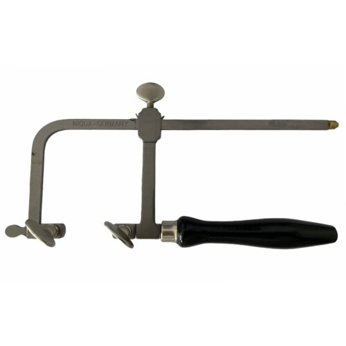 Niqua fretsaw frame hardened tension-screws 100-160 mm bow depth 150mm