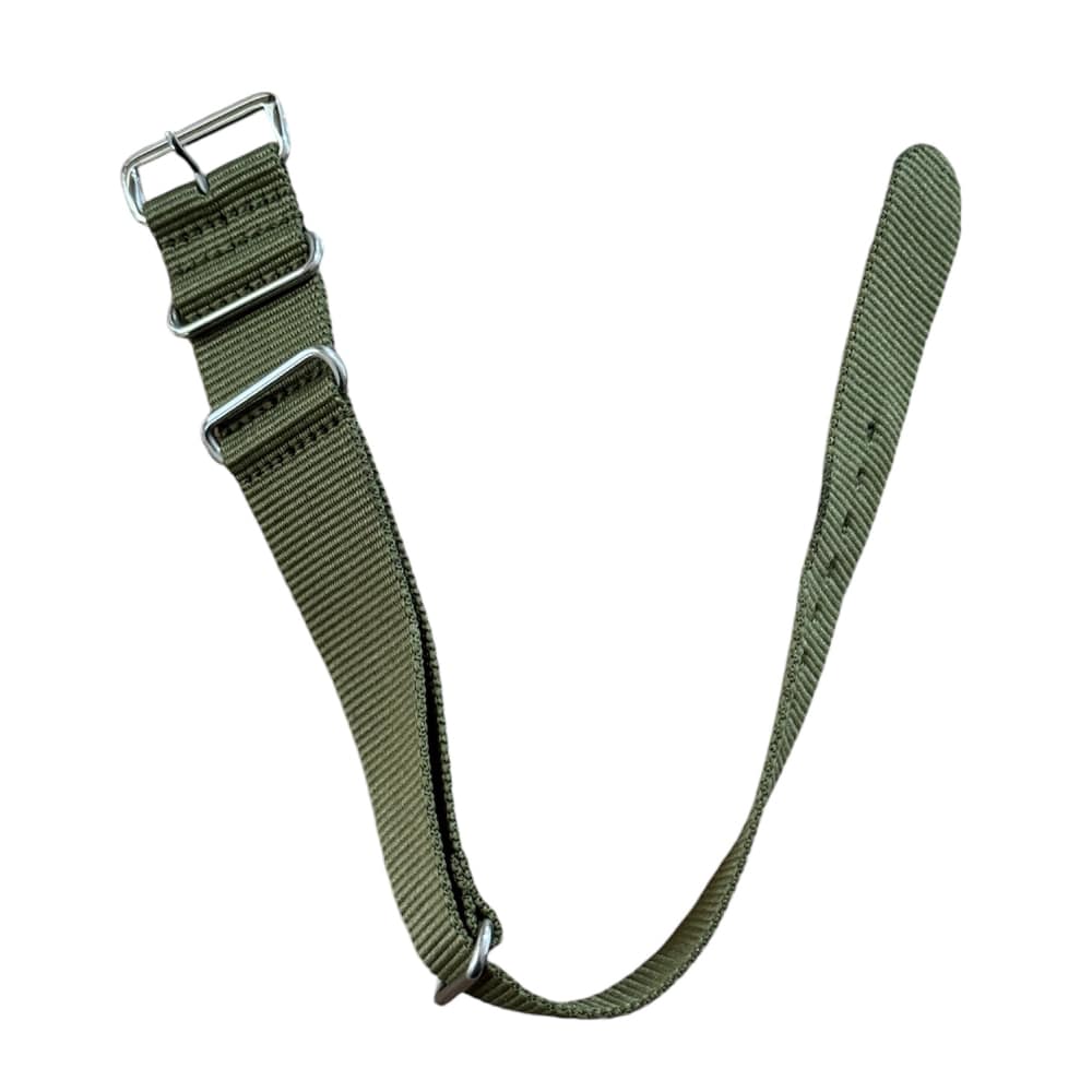 Nylon watch NATO strap navy green, 20mm - Image 2