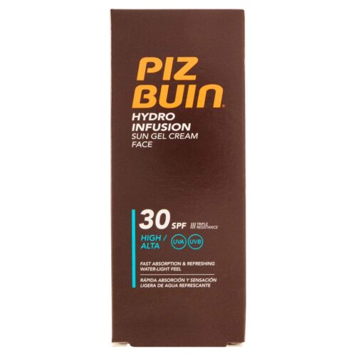 Piz Buin Hydro Infusion Sun Gel Cream Face Spf30 150 Ml