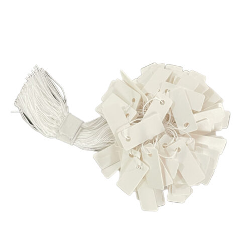 Plastic box price label for watches and jewelry 16 x 6,5 mm