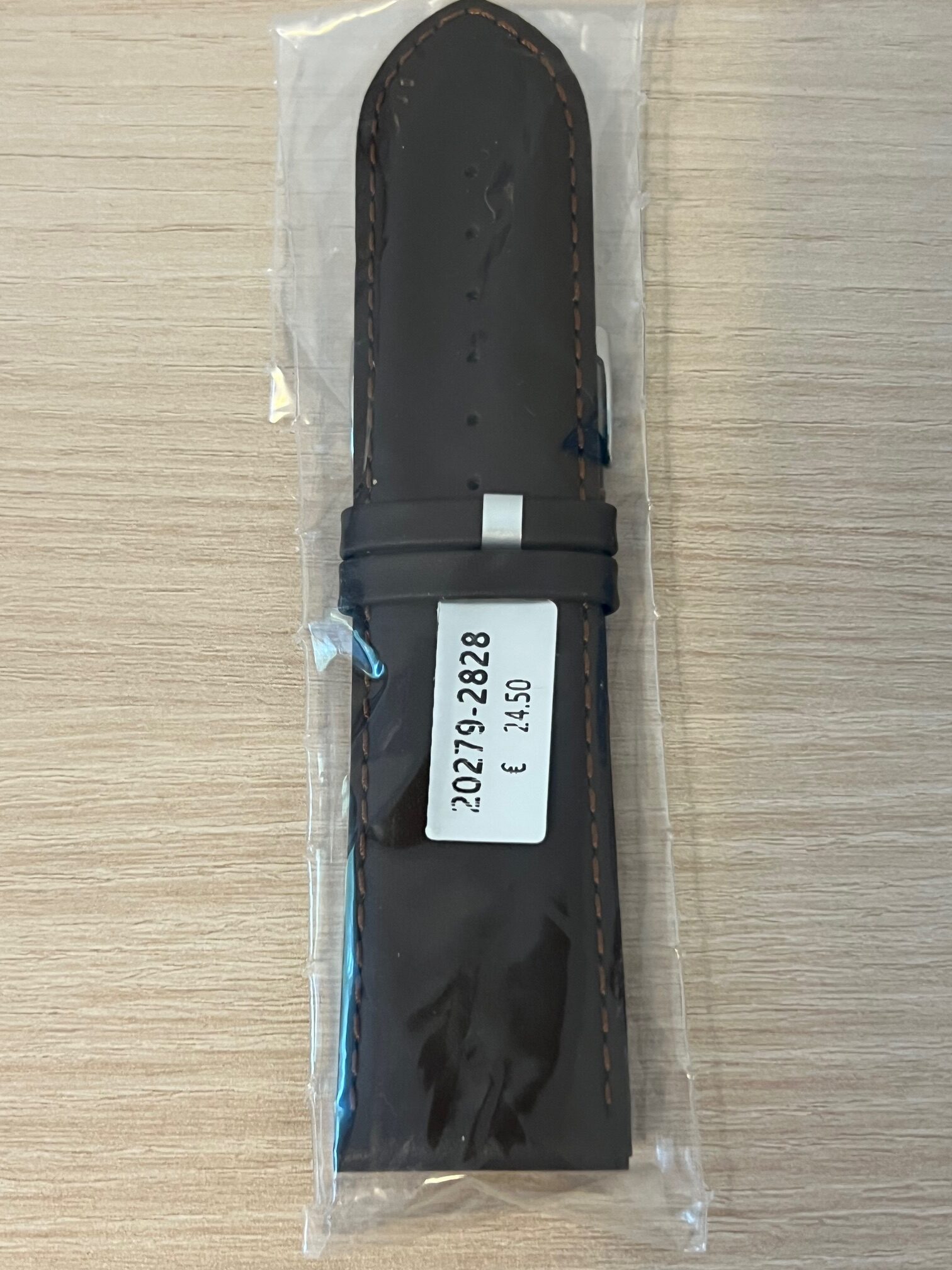 Polo Soft Dark Brown Calf Leather Watch Strap 28mm by Bonflair - Image 11