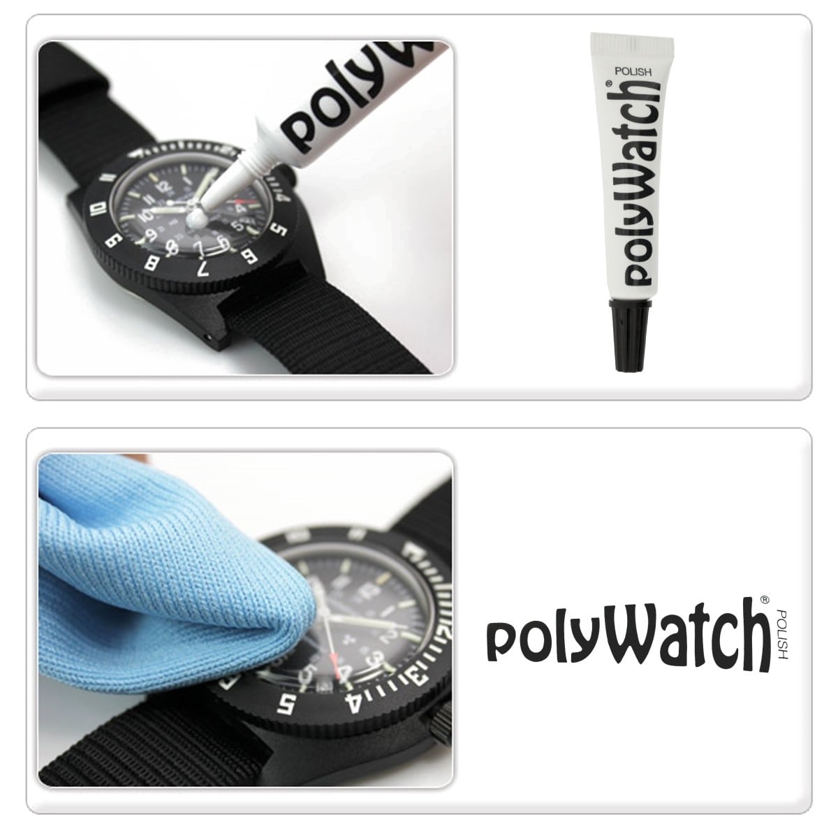 Polywatch scratch removal plastic/acrylic watch glasses repair 5 ml - Image 4