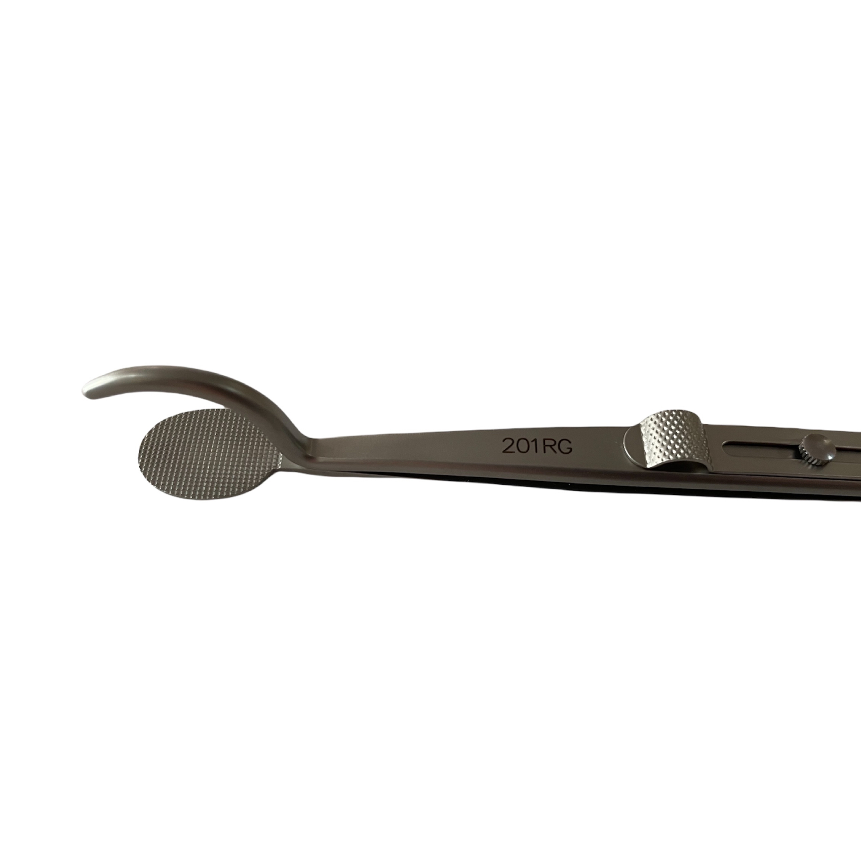 Regine 201RG tweezers with a serrated base and slide lock for holding shanks and settings in position while soldering - Image 2