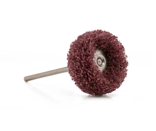 Small fine trimming polishing wheel Ø 25 mm aluminium oxide, HP-shank