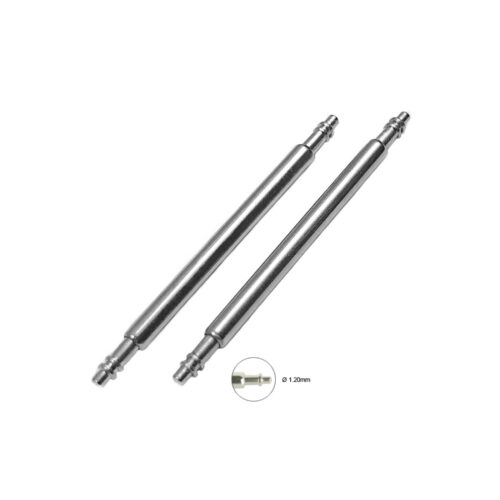 Spring bars shape B/22 with double flange 16 mm, 1.20 mm