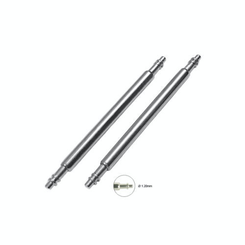 Spring bars shape H/21 with double flange 22 mm, 1.50 mm