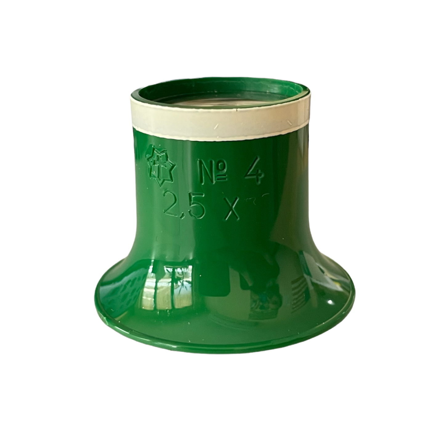 Sternkreuz watchmakers green eyeglass loupe N° 4 (2,5x) with white ring