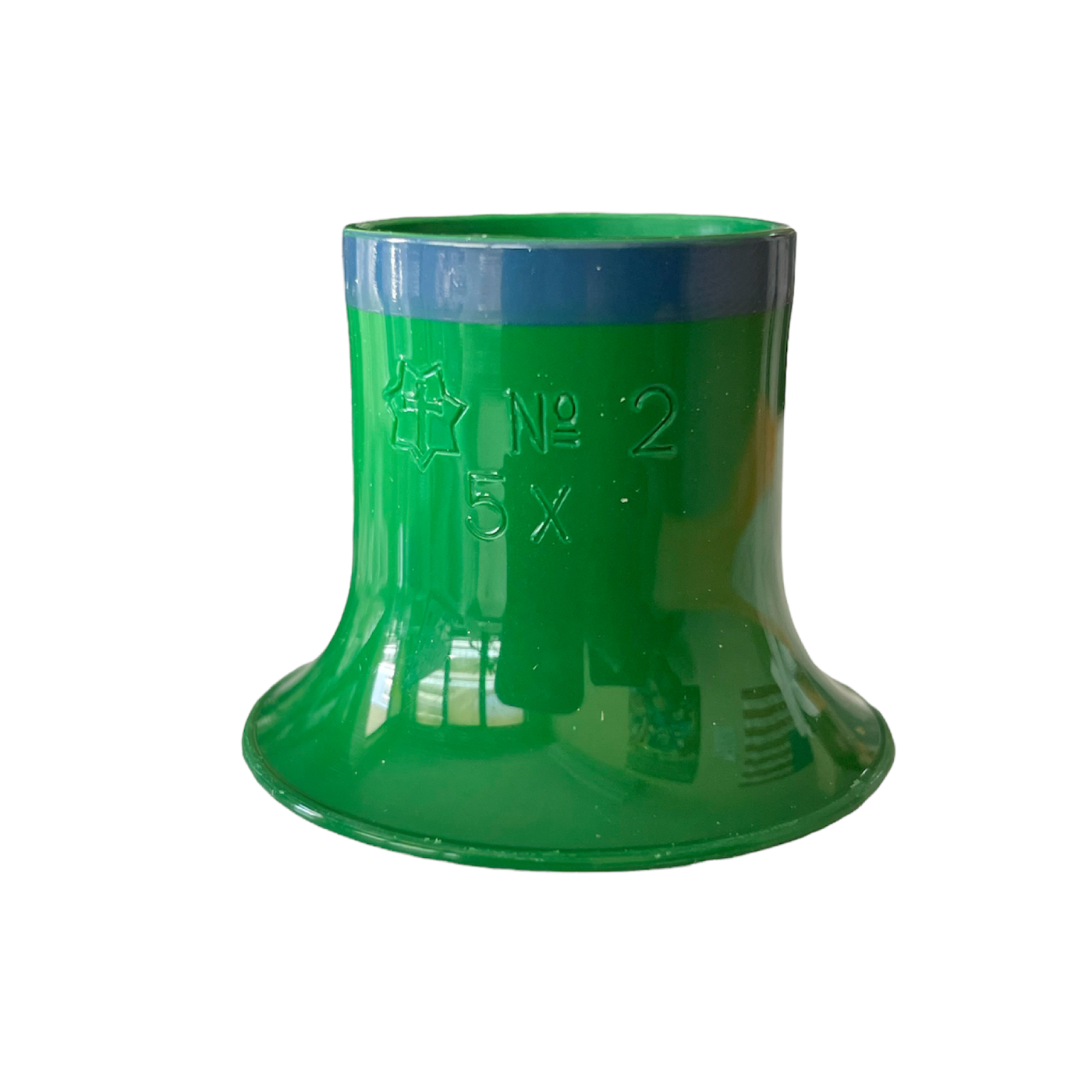 Sternkreuz watchmakers green eyeglass loupe N° 2 (5x) with blue ring