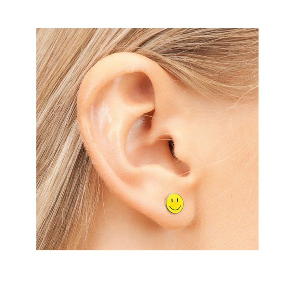 Studex Happy Face (Smiley) Earrings, 5mm, 7512-0604 - Image 3